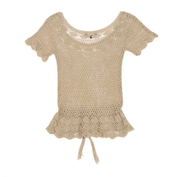 Theory Waist Cord Low-gauge Knit Short Sleeve Top K-171689_008