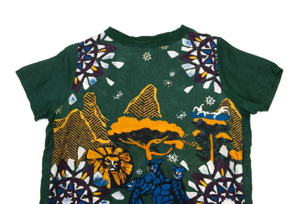 45rpm 45R Silk Animal Printed T-shirt K-171696_002