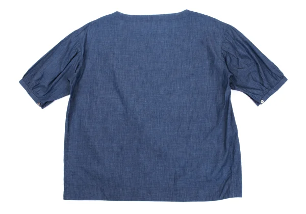 45rpm 45R Cotton Indigo Dyed Short-sleeved Top K-171700_011