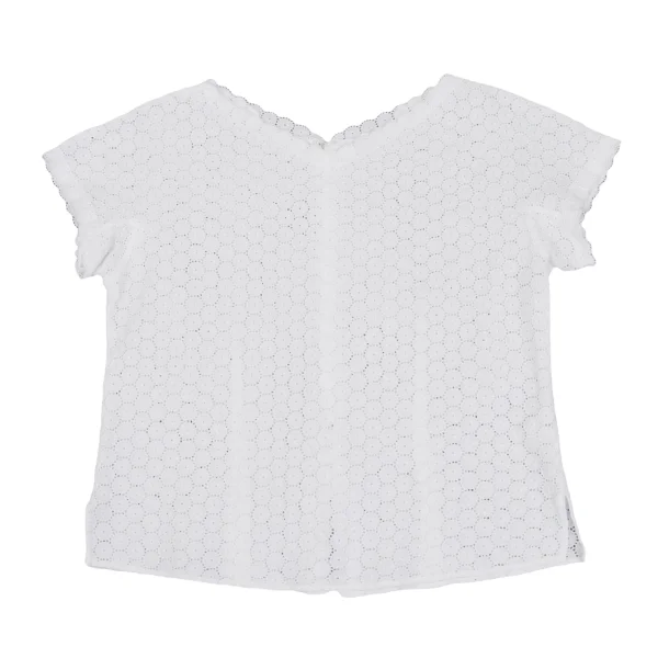 45rpm 45R Back Button Lace Short Sleeve Top K-171701_002