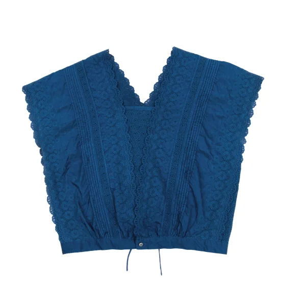 45rpm 45R Indigo Dyed Lace Mixed Top K-171702_002