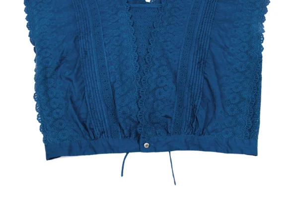 45rpm 45R Indigo Dyed Lace Mixed Top K-171702_005