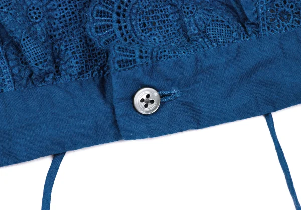 45rpm 45R Indigo Dyed Lace Mixed Top K-171702_006