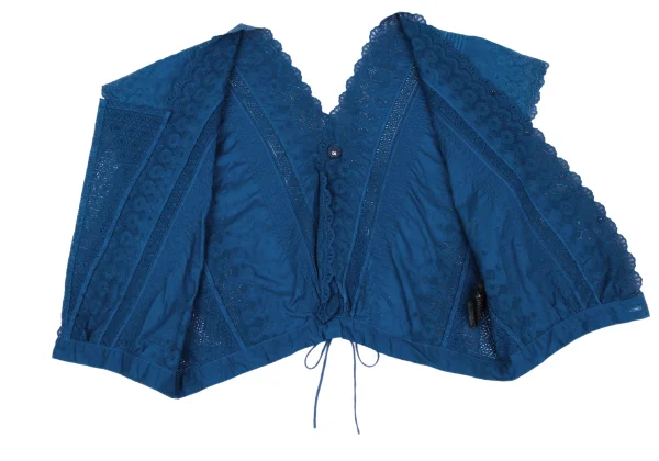45rpm 45R Indigo Dyed Lace Mixed Top K-171702_009