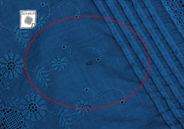 45rpm 45R Indigo Dyed Lace Mixed Top K-171702_011