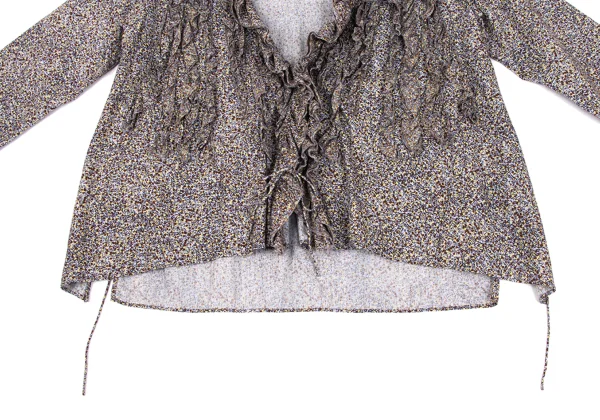 45rpm 45R Cotton Patterned Frill Blouse K-171706_007
