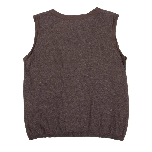 45rpm 45R Silk Trim Sleeveless Knit Top K-171707_008