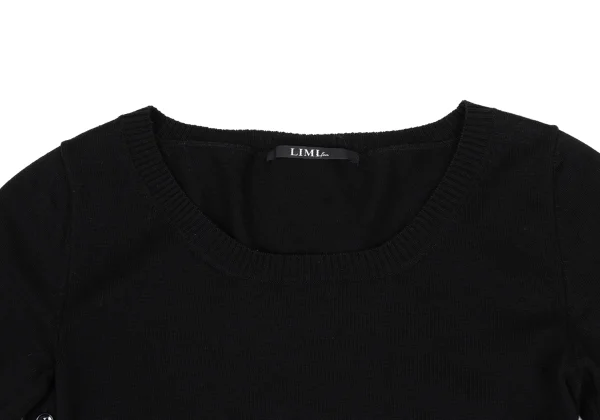 LIMI feu Wool Side Button Knit Sweater K-171715_003