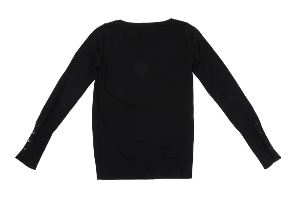LIMI feu Wool Side Button Knit Sweater K-171715_010