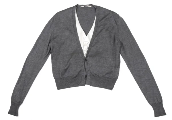 LIMI feu Vest Layered Knit Cardigan K-171718_002