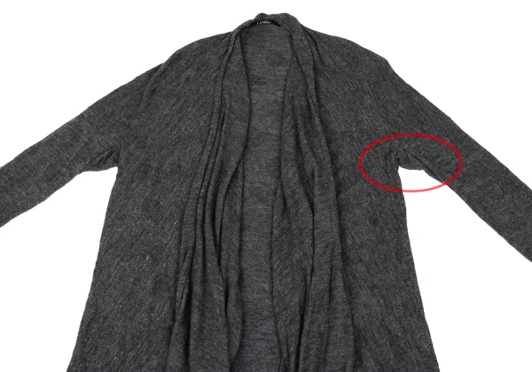 LIMI feu Rayon Wool Dot Jacquard Buttonless Knit Cardigan K-171719_003