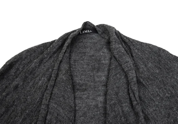 LIMI feu Rayon Wool Dot Jacquard Buttonless Knit Cardigan K-171719_005