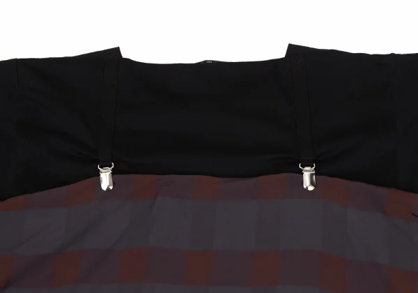 LIMI feu Check Layered Suspender Dress K-171721_011
