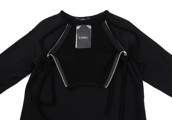 LIMI feu Cotton Zip Design Sweat Dress K-171724_006