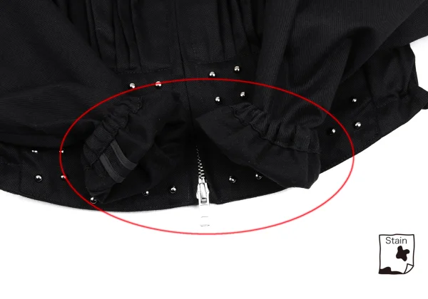 LIMI feu Cotton Studs Double Zip Blouson K-171726_008