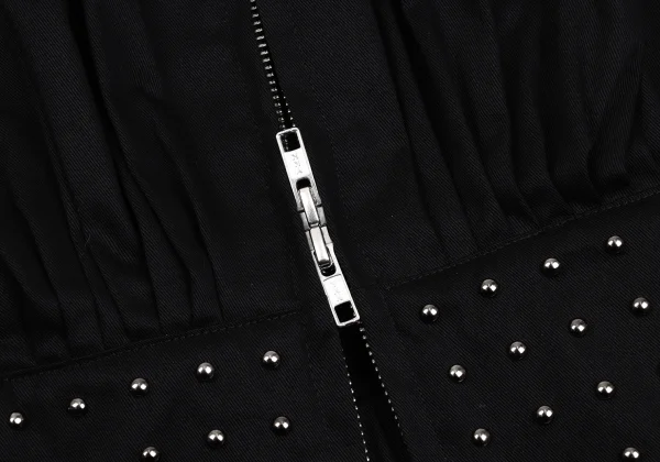 LIMI feu Cotton Studs Double Zip Blouson K-171726_010