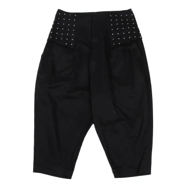 LIMI feu Cotton Studs Cropped Pants