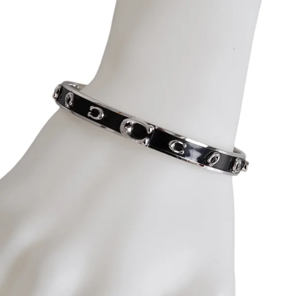 COACH Metal Bangle Silver,Black  K-171729_001