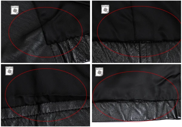 robe de chambre COMME des GARCONS Leather Round Collar Coat K-171739_015