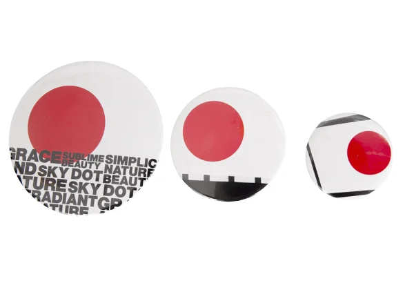 COMME des GARCONS SKY DOT 5 pieces Pins K-171745_003