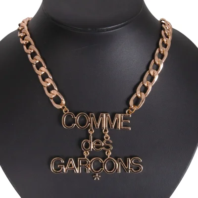 COMME des GARCONS Logo Chain Nacklace
