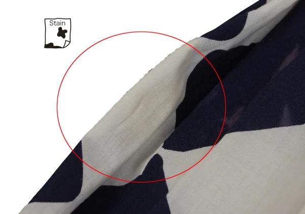 COMME des GARCONS Bleached Diamond Check Skirt K-171748_011
