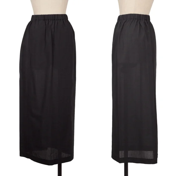 tricot COMME des GARCONS Summer Wool Long Skirt Navy S-M K-171750_001