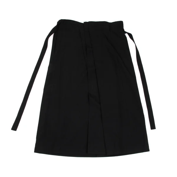 tricot COMME des GARCONS Wool Pleated Wrap Design Skirt K-171751_002