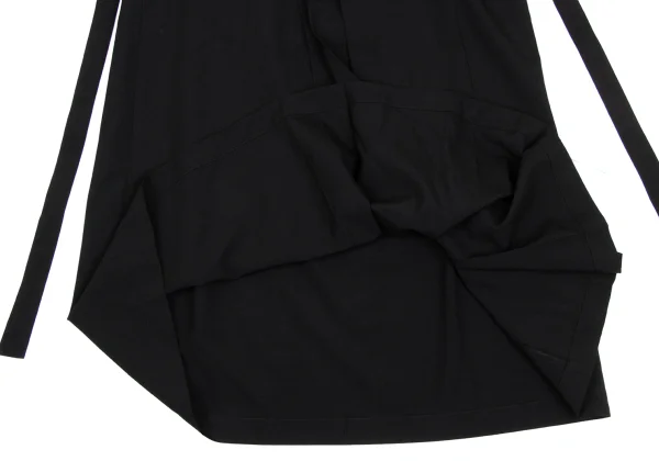 tricot COMME des GARCONS Wool Pleated Wrap Design Skirt K-171751_010