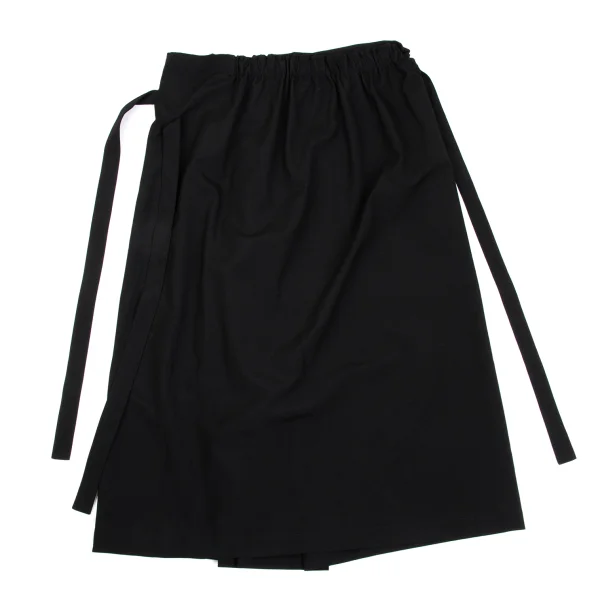 tricot COMME des GARCONS Wool Pleated Wrap Design Skirt K-171751_011