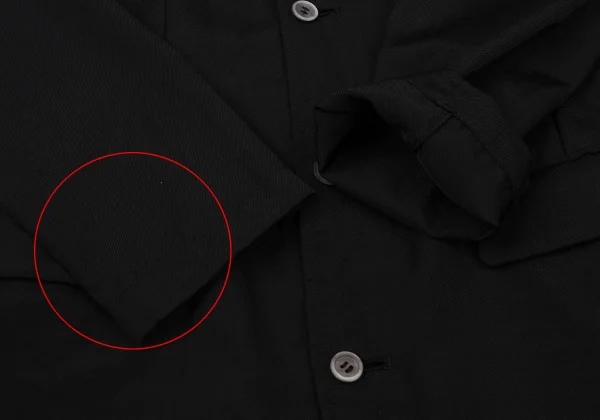 ローブドシャンブル コムデギャルソンrobe de chambre COMME des GARCONS ナイロンリバーシブル4Bジャケット 黒M位 K-171752_006