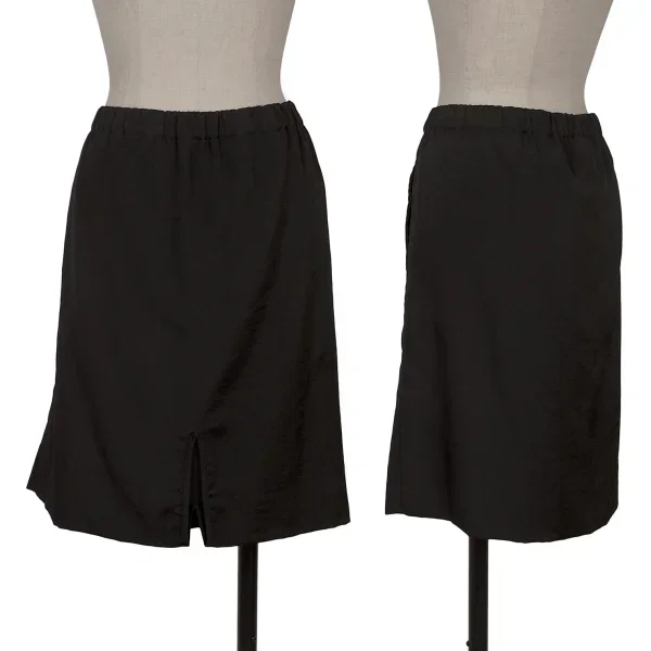 robe de chambre COMME des GARCONS Nylon Slit Skirt Black S-M K-171753_001