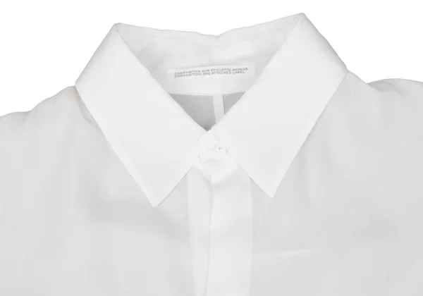 Yohji Yamamoto NOIR Asymmetrical Long Shirt K-171755_004