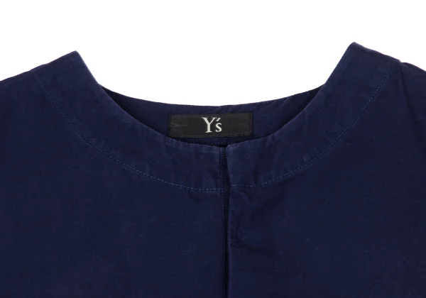 Y's Pleated Hem Pocket Design Sleeveless Dress K-171757_005