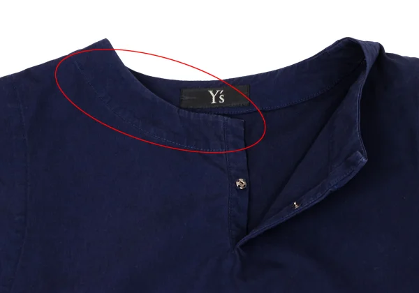 Y's Pleated Hem Pocket Design Sleeveless Dress K-171757_006