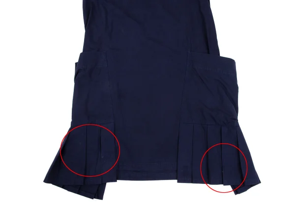 Y's Pleated Hem Pocket Design Sleeveless Dress K-171757_010