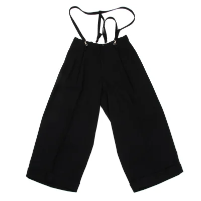 Yohji Yamamoto FEMME Wool Suspender Wide Pants