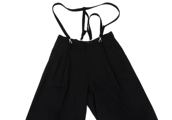 Yohji Yamamoto FEMME Wool Suspender Wide Pants K-171758_002