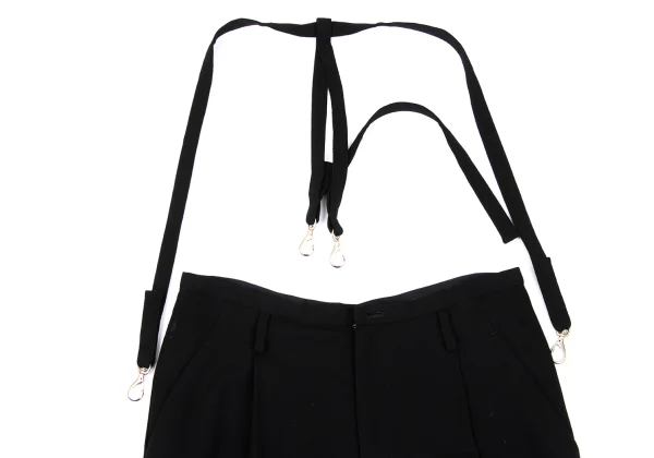 Yohji Yamamoto FEMME Wool Suspender Wide Pants K-171758_007