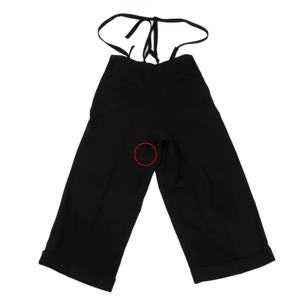 Yohji Yamamoto FEMME Wool Suspender Wide Pants K-171758_013