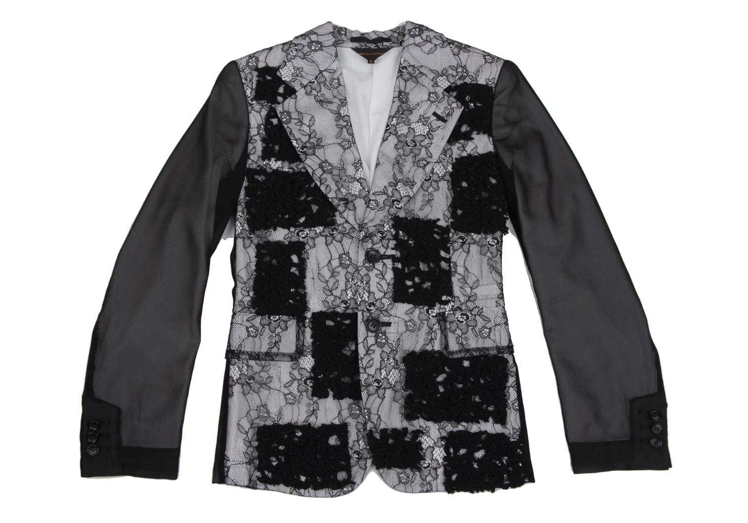 コムデギャルソンCOMME des GARCONS フラワーレースバックリボン