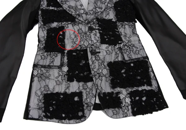 コムデギャルソンCOMME des GARCONS フラワーレースバックリボン
