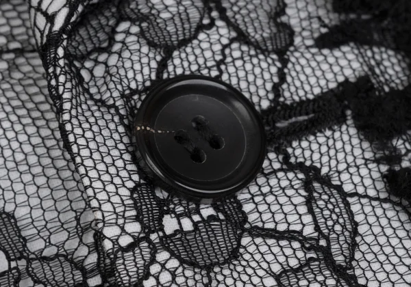 COMME des GARCONS Floral Lace Back Ribbon Tulle Jacket K-171765_009