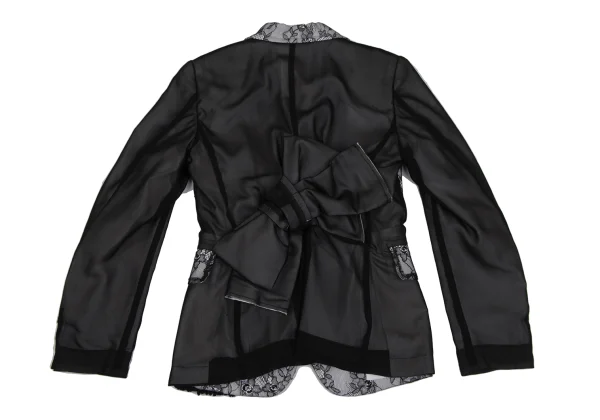 コムデギャルソンCOMME des GARCONS フラワーレースバックリボン