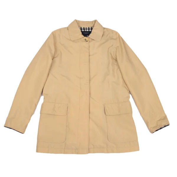 BURBERRY LONDON Checker Lining Half Coat K-171768_002