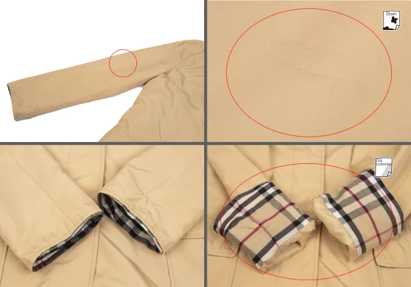 BURBERRY LONDON Checker Lining Half Coat K-171768_006