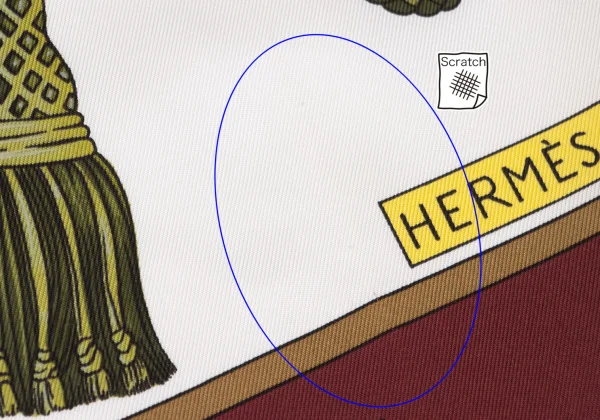 HERMES LES CLES 90 Key Printed Scarf K-171772_006