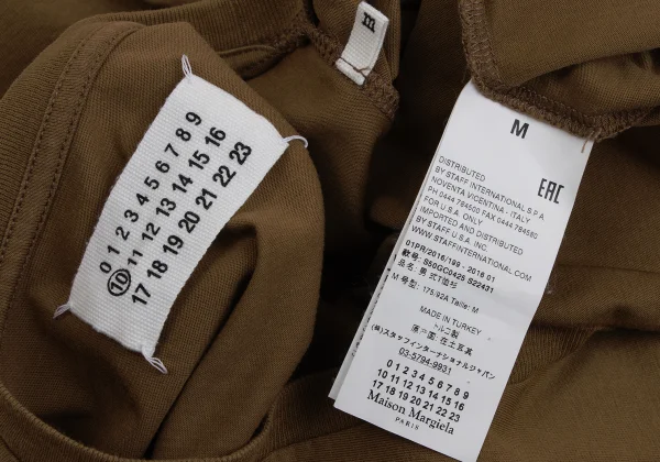 マルタンマルジェラMartin Margiela 10 コットンクルーネックTシャツ