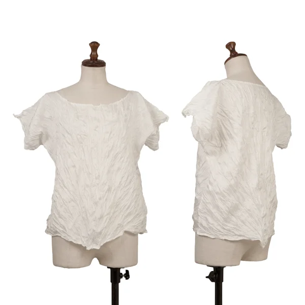 ISSEY MIYAKE Wrinkled Pleats T-shirt White M K-171776_001