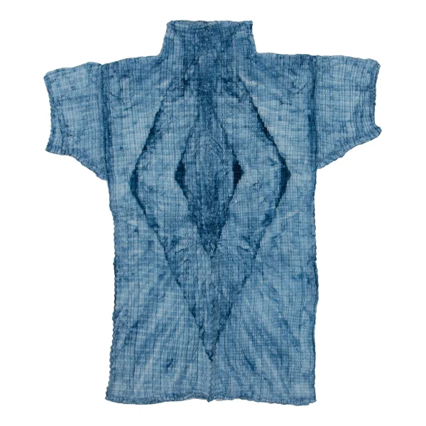 ISSEY MIYAKE Graphic Print Stretch Pleated T Shirt K-171777_002